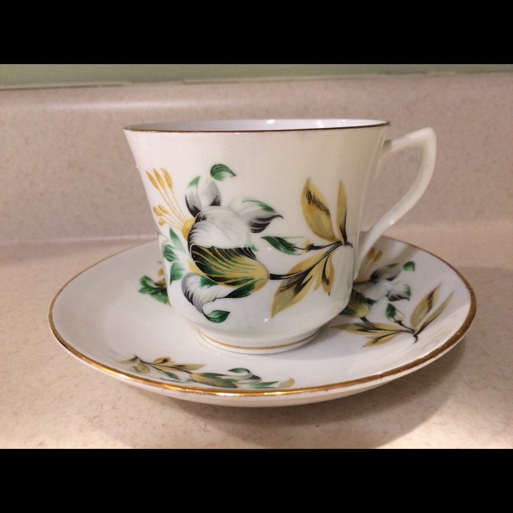 Vintage Crownford bone china cup and saucer